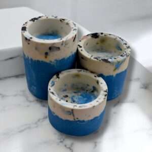 SkyTide – Handmade Eco Tea light Holder Set