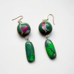 Polymer clay earrings